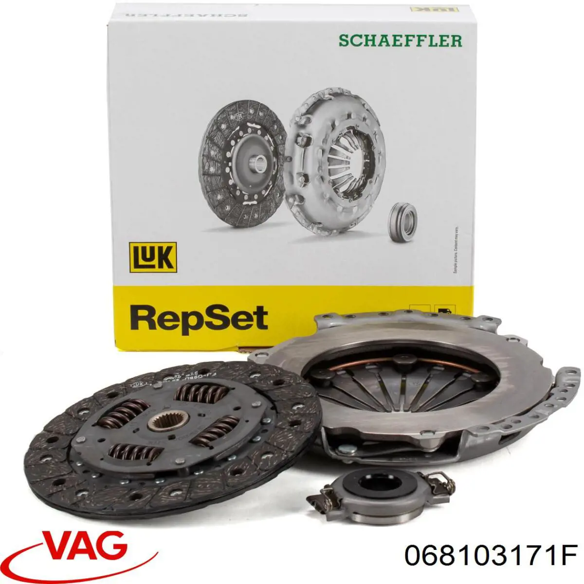 Uszczelniacz wału korbowego silnika tylny VAG 068103171F