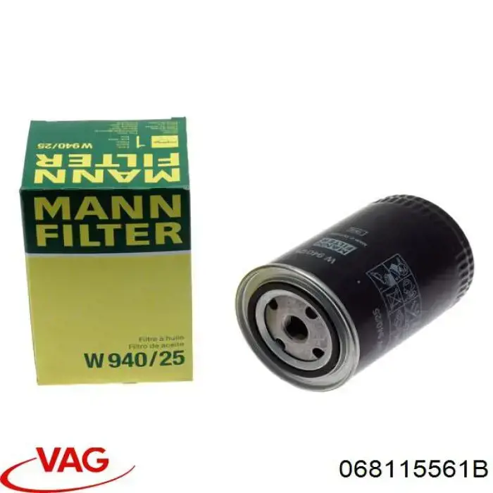 Filtr oleju VAG 068115561B cena, od 9,98 USD