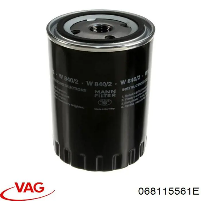 Do koszyka 068115561E VAG Filtr oleju