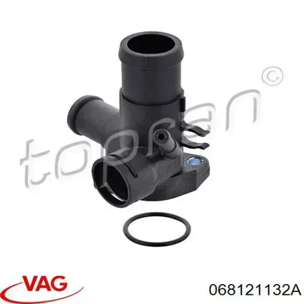 Do koszyka 068121132A VAG Kołnierz układu chłodzenia (trójnik)