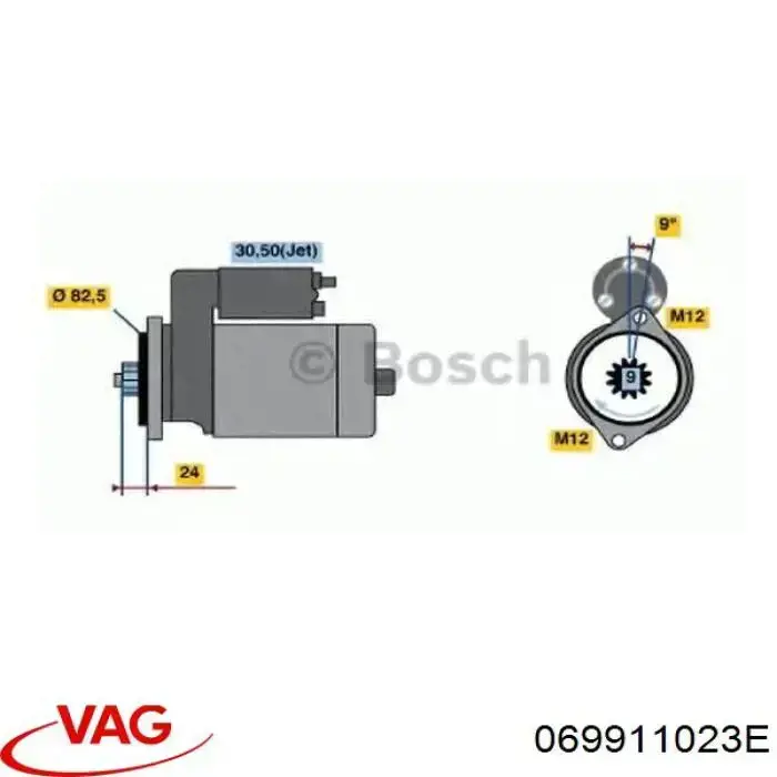069911023E VAG Rozrusznik
