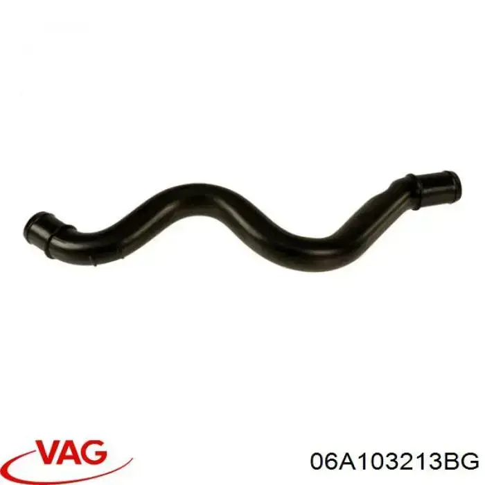Do koszyka 06A103213BG VAG Króciec wentylacji kadłuba (separatora oleju)