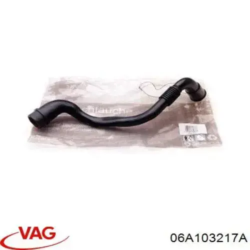 Króciec wentylacji kadłuba (separatora oleju) VAG 06A103217A cena, od 14,38 USD