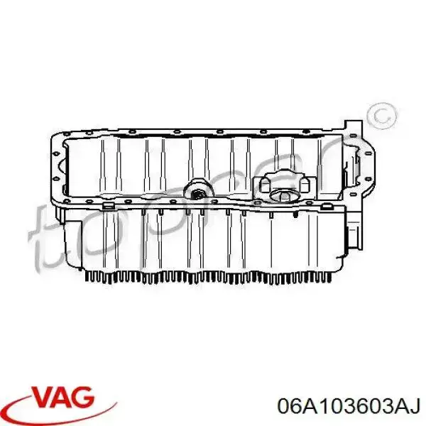 Miska olejowa silnika VAG 06A103603AJ cena, od 132,12 USD