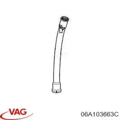 Prowadnica bagneta-wskaźnika poziomu oleju w silniku VAG 06A103663C cena, od 5,03 USD