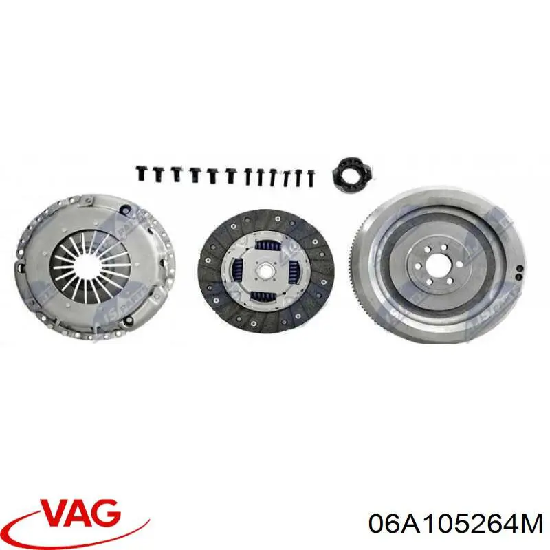 Koło zamachowe silnika VAG 06A105264M cena, od 181,19 USD