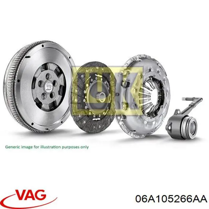 06A105266AA VAG Koło zamachowe silnika