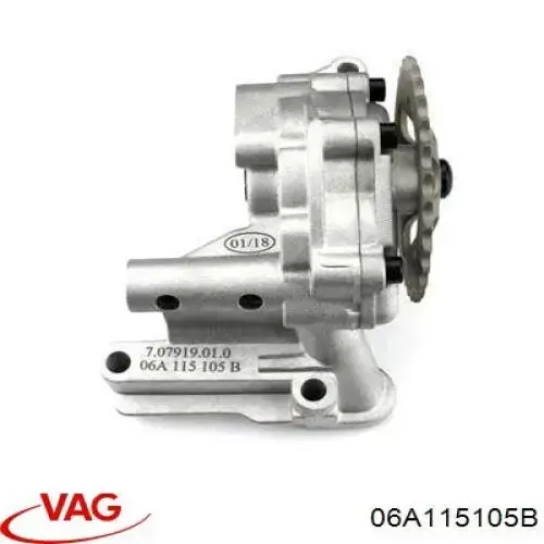 Do koszyka 06A115105B VAG Pompa oleju