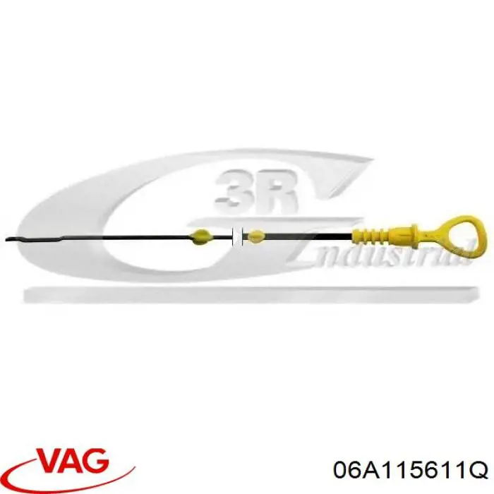 Do koszyka 06A115611Q VAG Bagnet poziomu oleju w silniku