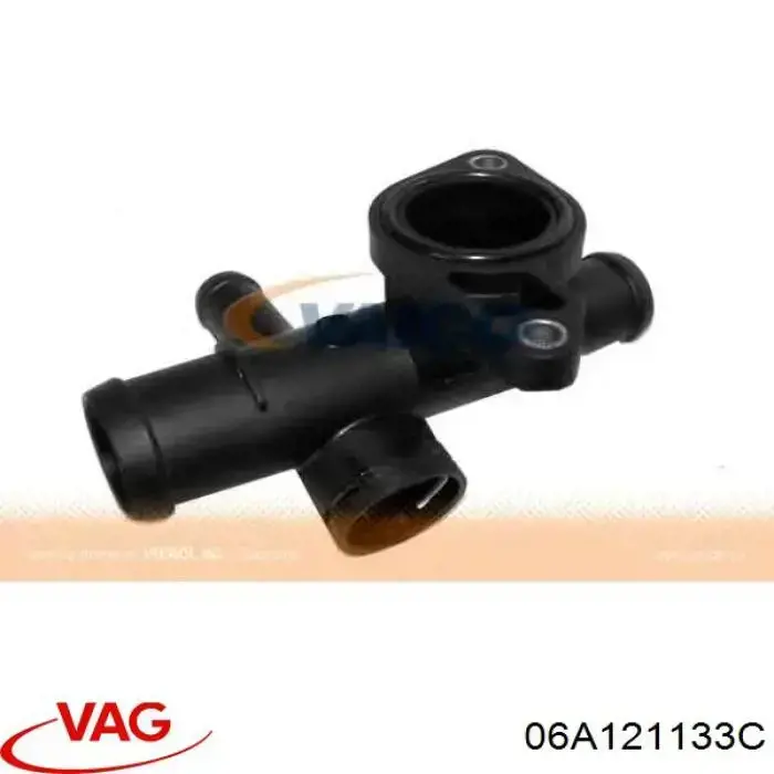 Kołnierz układu chłodzenia (trójnik) 06A121133C VAG