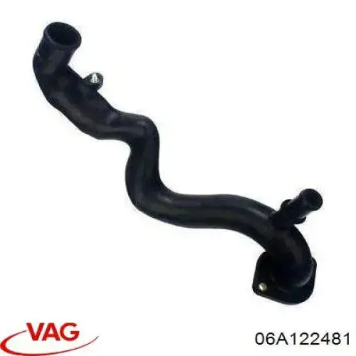 Do koszyka 06A122481 VAG Przewód (króciec) układu chłodzenia