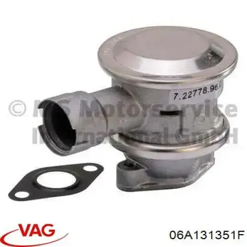 Zawór dopływu powietrza wtórnego VAG 06A131351F cena, od 62,99 USD