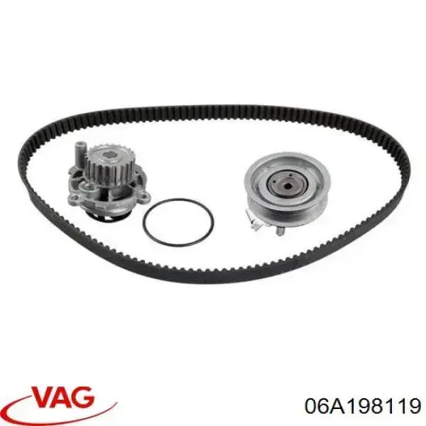 Pasek rozrządu, zestaw VAG 06A198119 cena, od 51,36 USD