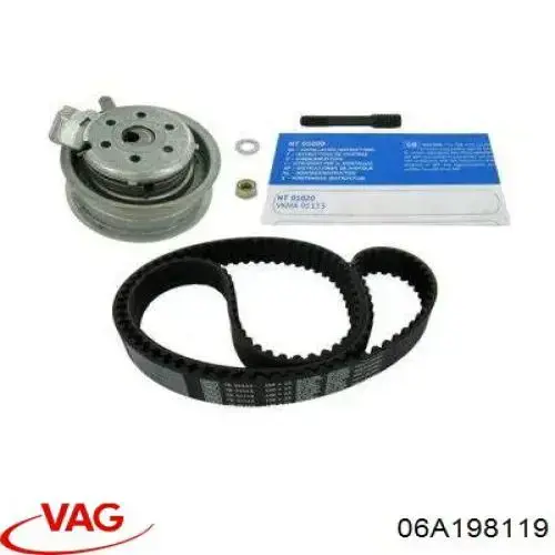 Pasek rozrządu, zestaw 06A198119 VAG