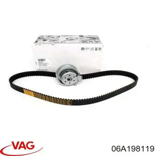Do koszyka 06A198119 VAG Pasek rozrządu, zestaw