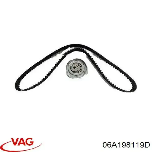 Pasek rozrządu, zestaw VAG 06A198119D cena, od 65,29 USD