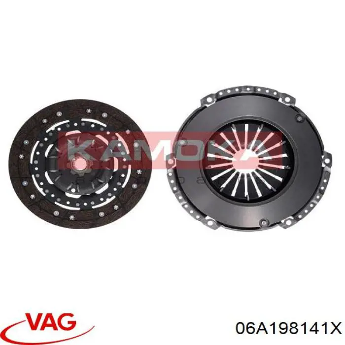 Zestaw sprzęgła (3 części) VAG 06A198141X cena, od 142,16 USD