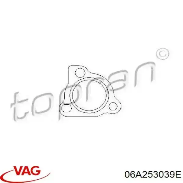 Do koszyka 06A253039E VAG Uszczelka turbiny spalin, wylot