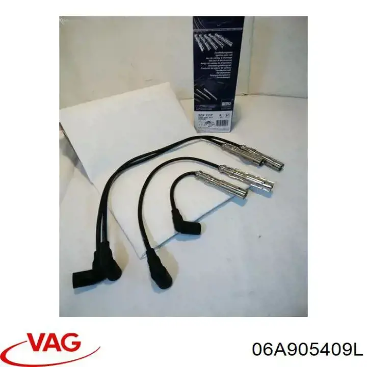 Do koszyka 06A905409L VAG Zestaw przewodów wysokiego napięcia