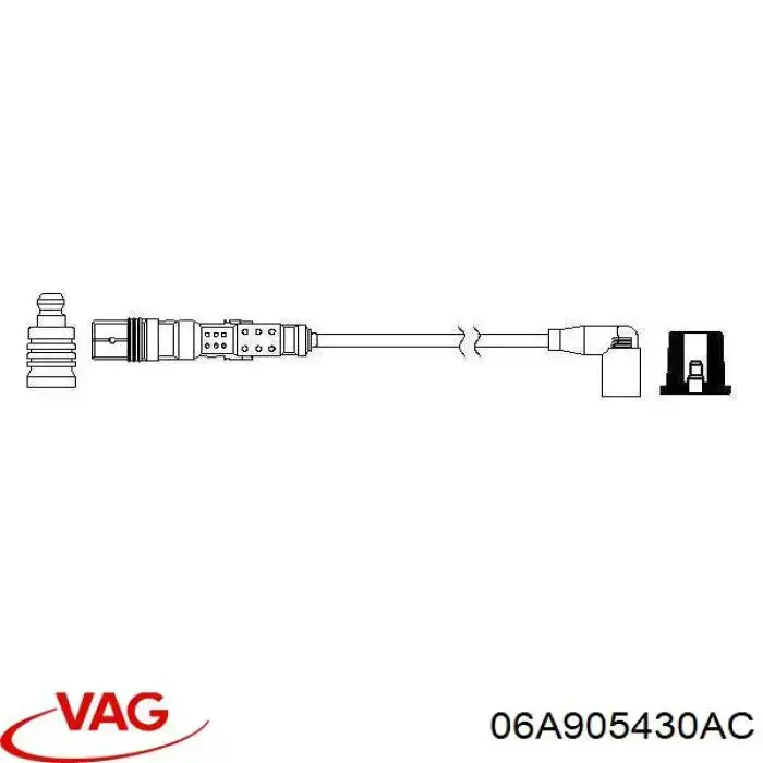 Zestaw przewodów wysokiego napięcia VAG 06A905430AC cena, od 119,26 USD