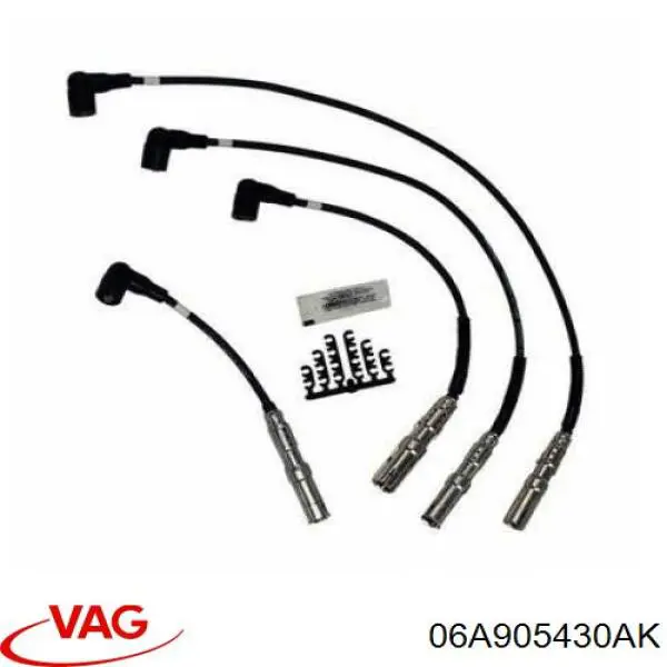 Zestaw przewodów wysokiego napięcia VAG 06A905430AK cena, od 55,30 USD