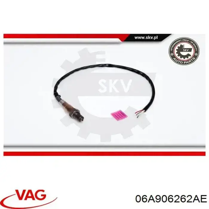 Do koszyka 06A906262AE VAG Sonda lambda, czujnik tlenu