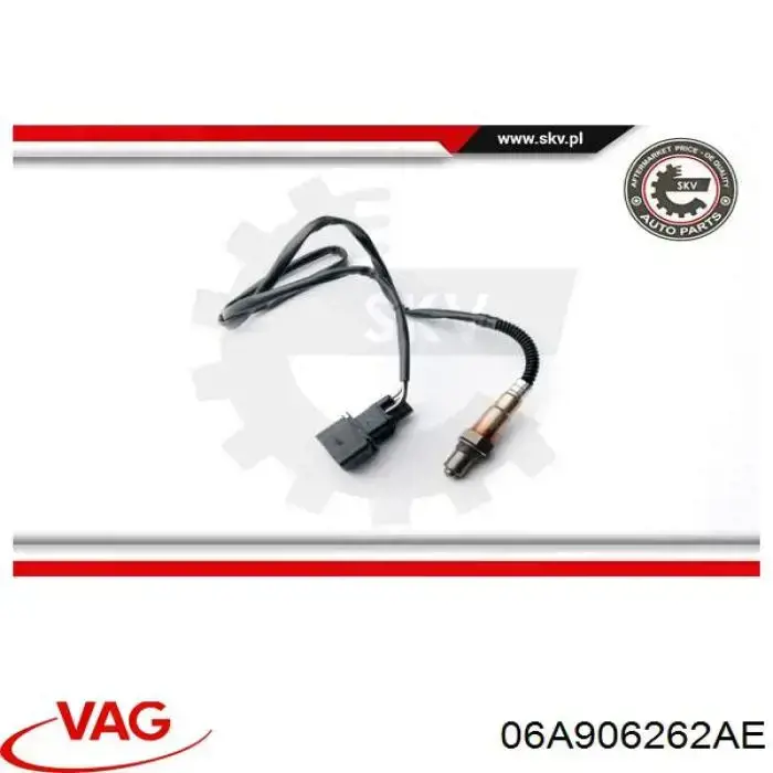 Sonda lambda, czujnik tlenu VAG 06A906262AE cena, od 109,23 USD