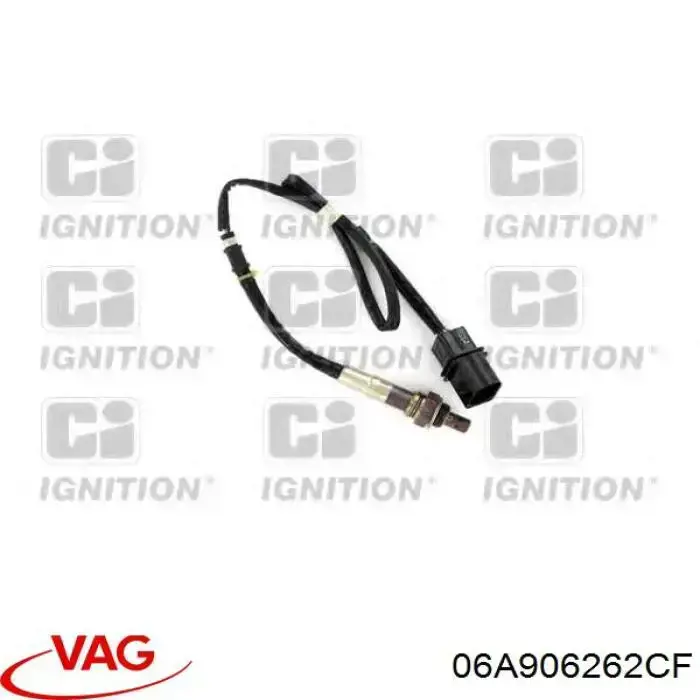 Sonda lambda czujnik tlenu przed katalizatorem VAG 06A906262CF cena, od 89,19 USD