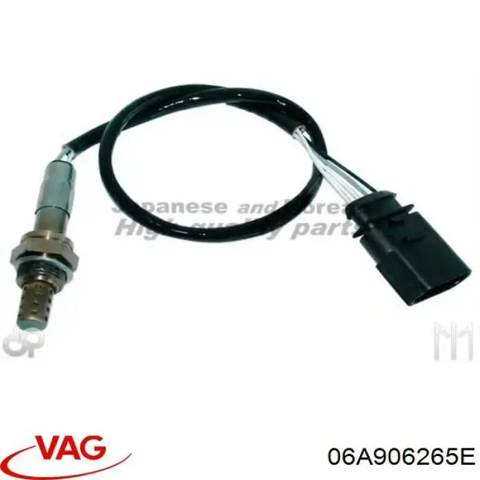 Sonda lambda, czujnik tlenu VAG 06A906265E cena, od 72,84 USD