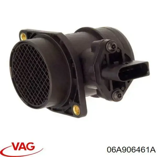 Do koszyka 06A906461A VAG Czujnik przepływu powietrza, przepływomierz powietrza M.A.F.