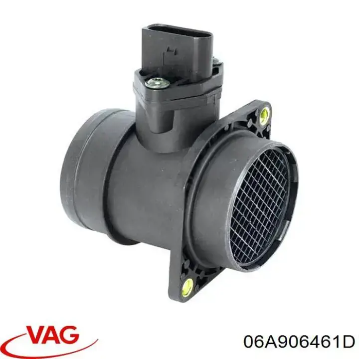 Czujnik przepływu powietrza, przepływomierz powietrza M.A.F. VAG 06A906461D cena, od 52,85 USD