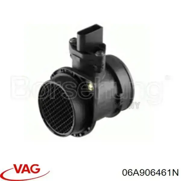 Czujnik przepływu powietrza, przepływomierz powietrza M.A.F. VAG 06A906461N cena, od 47,50 USD