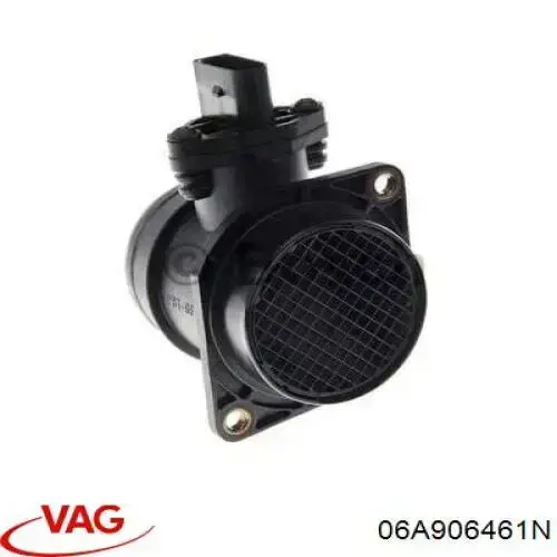Do koszyka 06A906461N VAG Czujnik przepływu powietrza, przepływomierz powietrza M.A.F.
