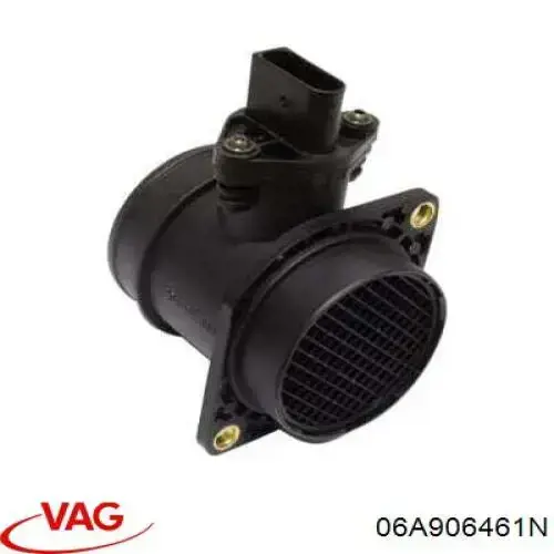 Czujnik przepływu powietrza, przepływomierz powietrza M.A.F. 06A906461N VAG