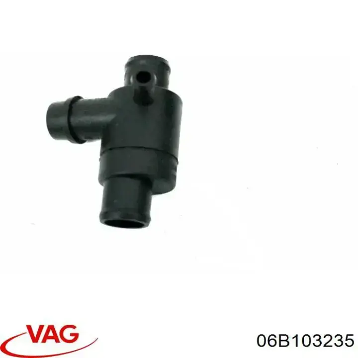 Króciec wentylacji kadłuba (separatora oleju) VAG 06B103235 cena, od 15,79 USD