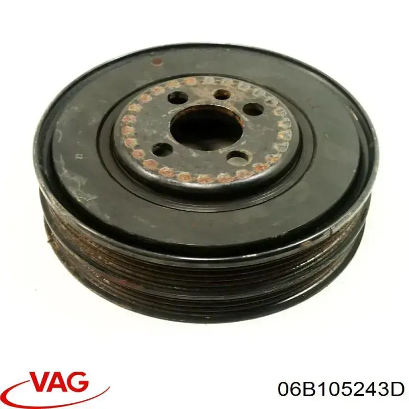 06B105243D VAG Koło pasowe wału korbowego