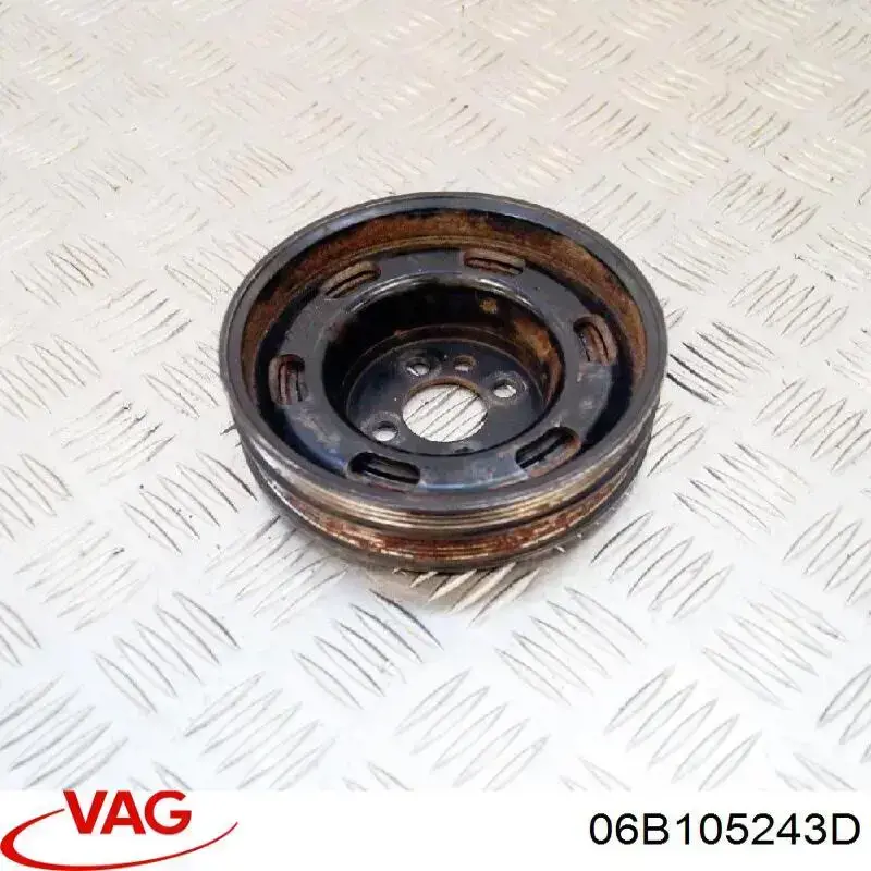 Koło pasowe wału korbowego VAG 06B105243D cena, od 148,54 USD