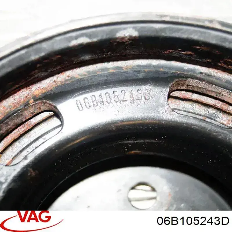 Do koszyka 06B105243D VAG Koło pasowe wału korbowego