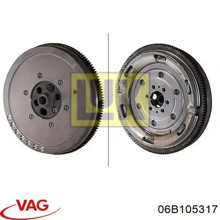 Koło zamachowe silnika VAG 06B105317 cena, od 575,98 USD