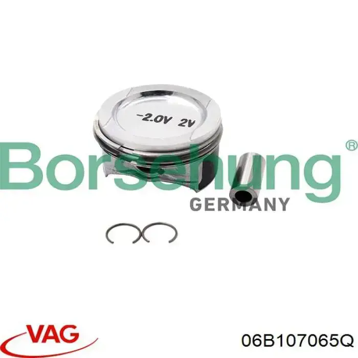 Tłok, komplet do jednego cylindru, STD VAG 06B107065Q cena, od 217,57 USD
