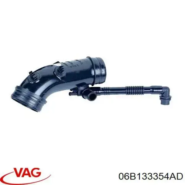 06B133354AD VAG Króciec powietrza, przepustnicy