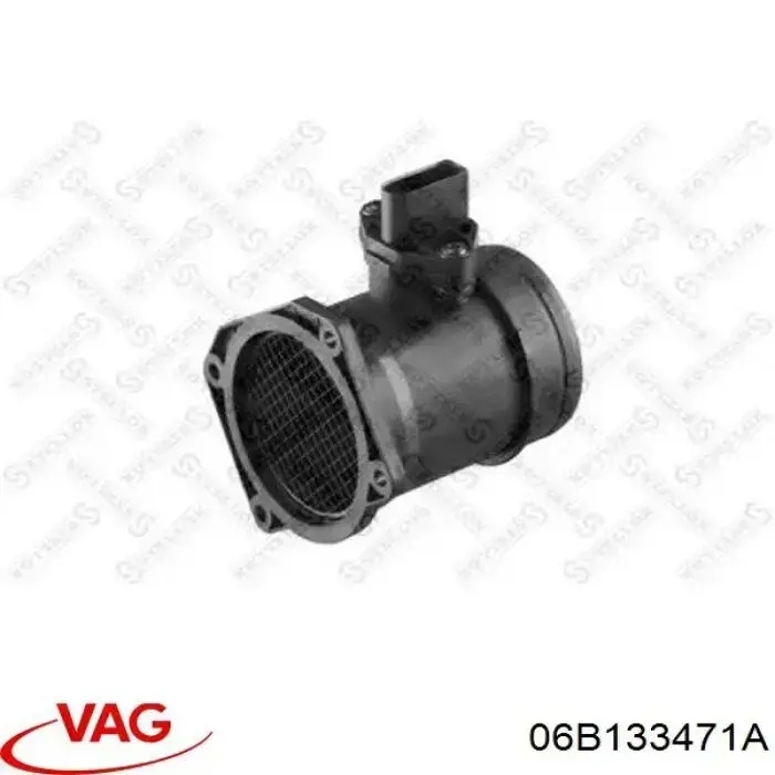Czujnik przepływu powietrza, przepływomierz powietrza M.A.F. VAG 06B133471A