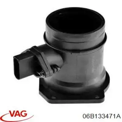 Do koszyka 06B133471A VAG Czujnik przepływu powietrza, przepływomierz powietrza M.A.F.