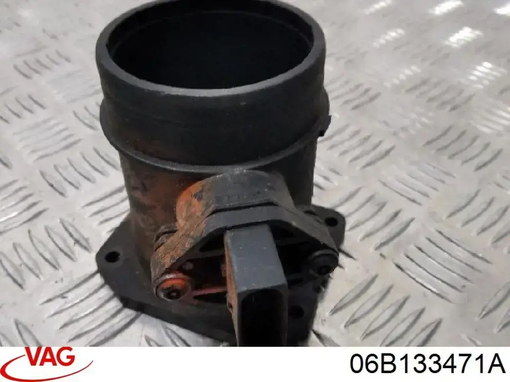 06B133471A VAG Czujnik przepływu powietrza, przepływomierz powietrza M.A.F.