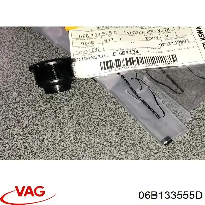 Pierścień uszczelniający wtryskiwacza VAG 06B133555D cena, od 5,50 USD