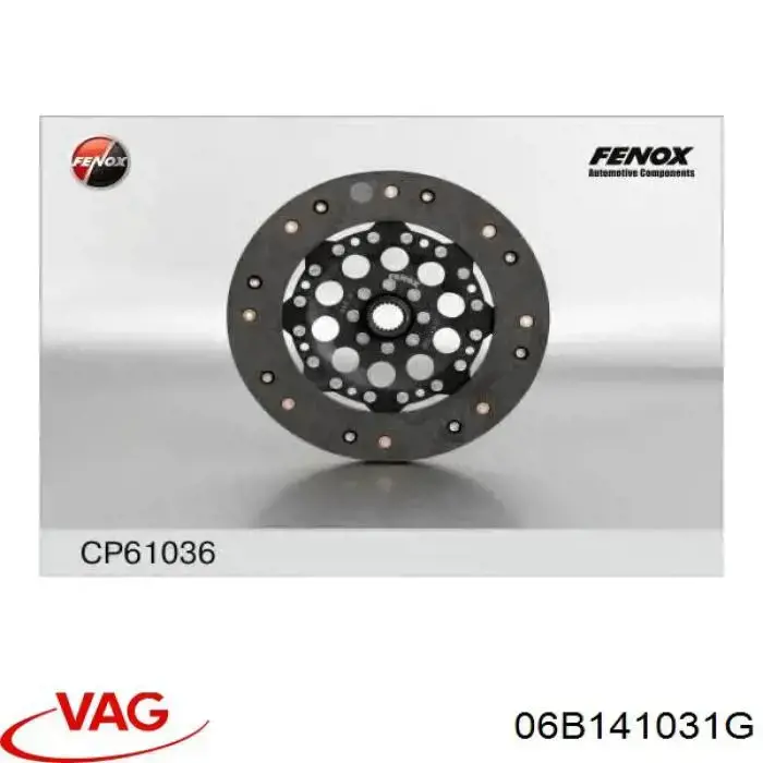 Tarcza sprzęgła VAG 06B141031G cena, od 73,56 USD