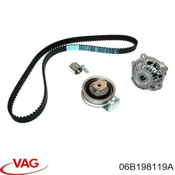 Pasek rozrządu, zestaw VAG 06B198119A cena, od 120,49 USD