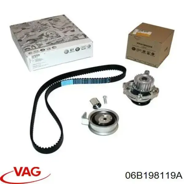 Do koszyka 06B198119A VAG Pasek rozrządu, zestaw