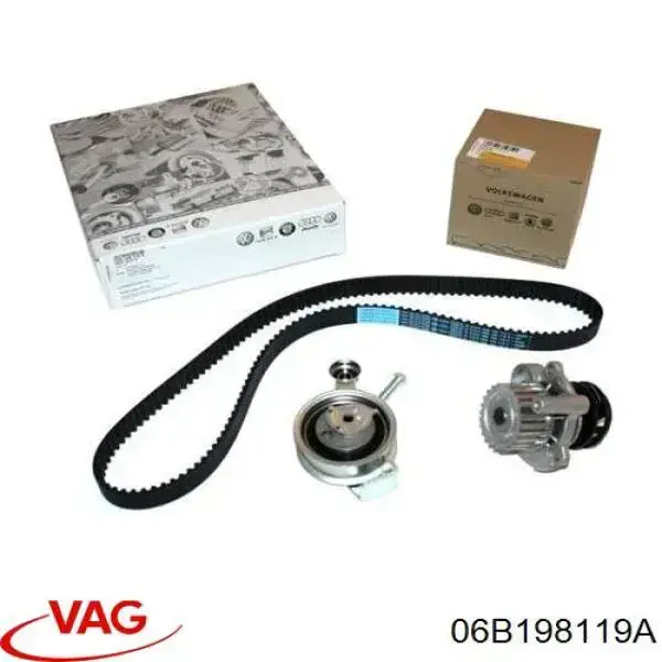 Pasek rozrządu, zestaw 06B198119A VAG