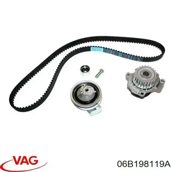 Pasek rozrządu, zestaw VAG 06B198119A